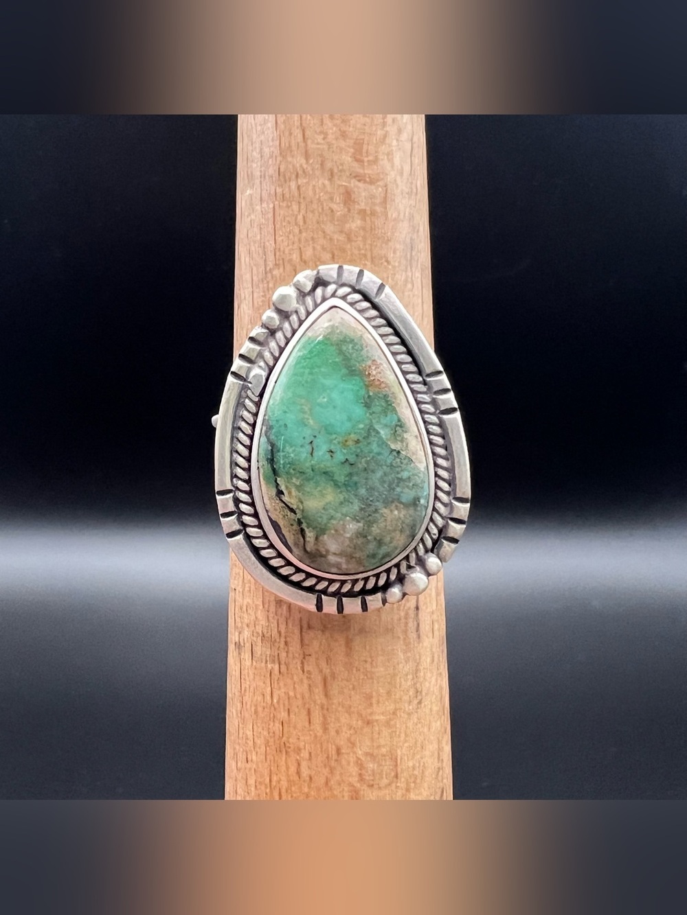 Blackjack Turquoise Adjustable Southwest Ring